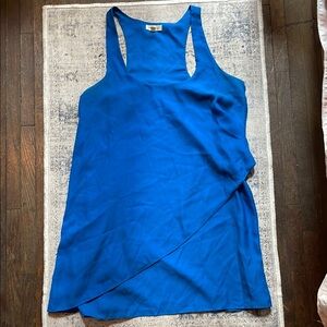 Urban Outfitters (Silence + Noise) Asymmetrical Blue Mini Dress